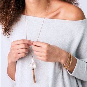 Stella & Dot Reversible Botanical Necklace